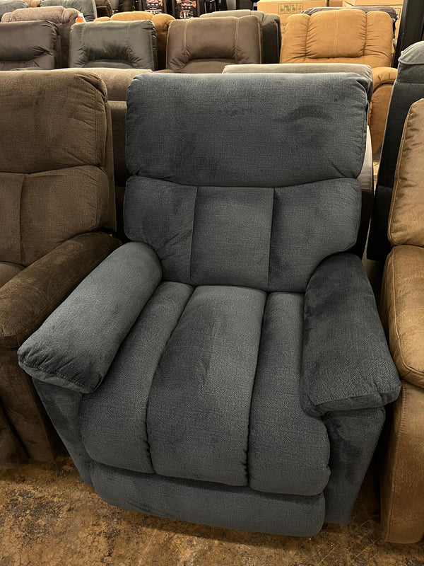 Behold Manual Glider Recliner in Navy-Washburn's Home Furnishings