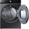 Bespoke 7.6 cu. ft. Ultra-Capacity Vented Smart Electric Dryer in Brushed Black with Super Speed Dry and AI Smart Dial-Washburn's Home Furnishings