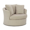 Best Astro Oversized Swivel Chair in Indigo-Washburn's Home Furnishings