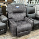 Best O'Neil Contemporary Power Space Saver Recliner with Power Headrest in Mink-Washburn's Home Furnishings