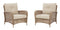 Braylee - Driftwood - Lounge Chair W/cushion (2/cn)-Washburn's Home Furnishings