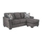 Brise - Slate - Queen Sofa Chaise Sleeper-Washburn's Home Furnishings