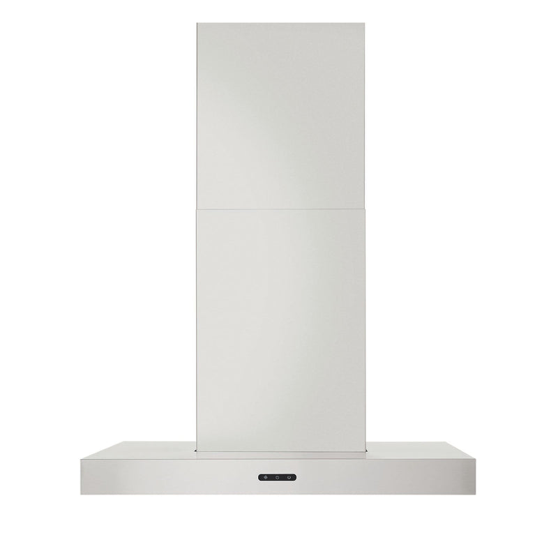 Broan® Elite EW43 Series 30-Inch Convertible T-Style Wall Mount Chimney Range Hood, 460 Max Blower CFM, Stainless Steel-Washburn's Home Furnishings