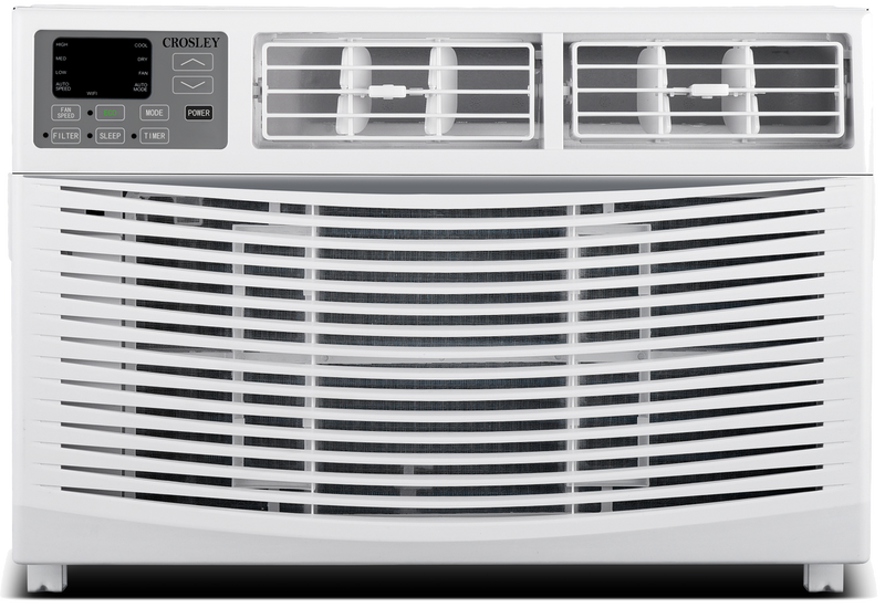 CROSLEY 14000 BTU Window with 4 Way Air Flow, 3 Fan Speeds, Remote Control/Digital Controls in White-Washburn's Home Furnishings