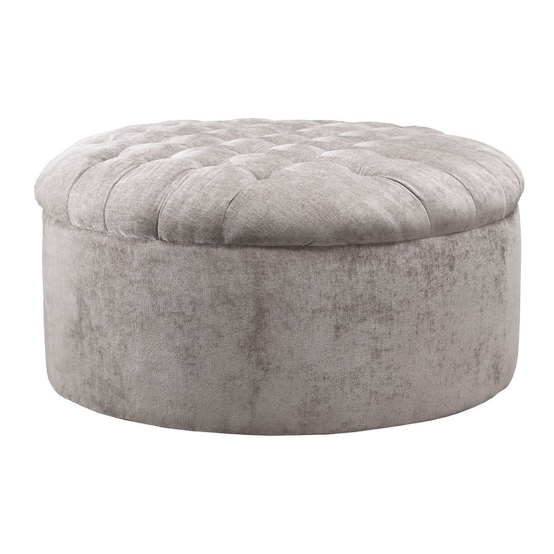 Carnaby - Dove - Oversized Accent Ottoman-Washburn's Home Furnishings