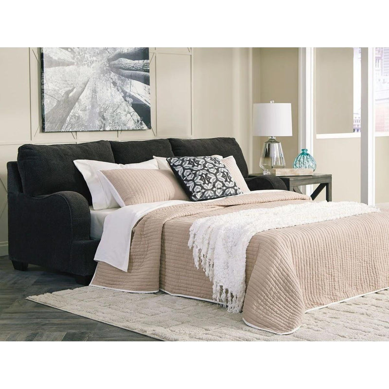 Ashley Charenton - Charcoal - Queen Sofa Sleeper-Washburn's Home Furnishings