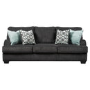 Charenton - Charcoal - Queen Sofa Sleeper-Washburn's Home Furnishings