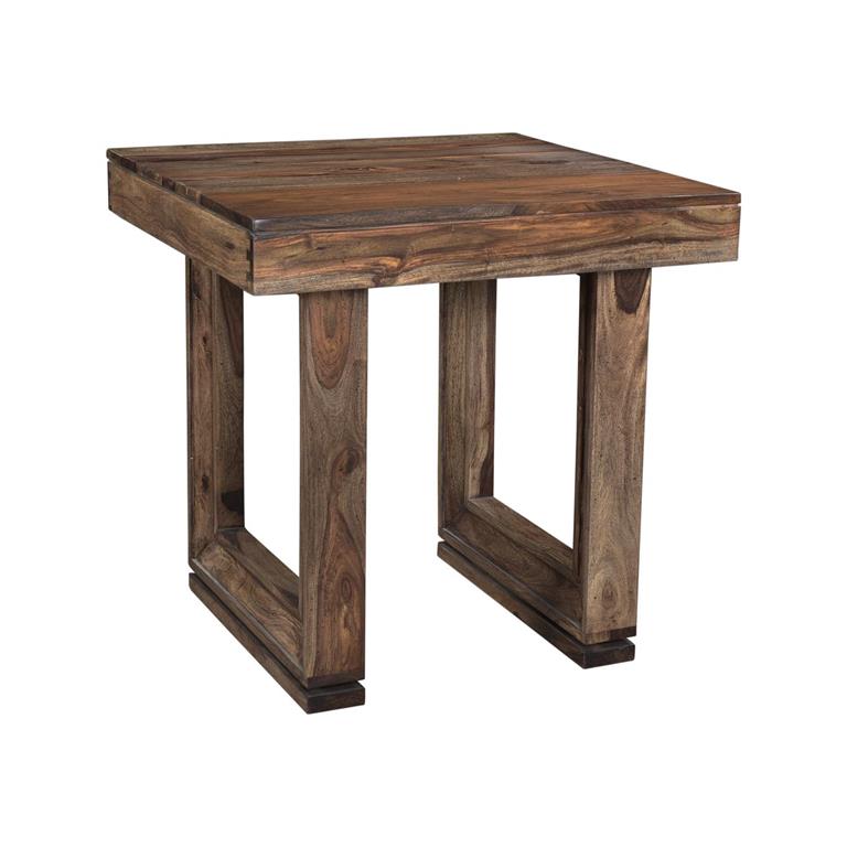 Coast to Coast Brownstone Nut Brown End Table-Washburn's Home Furnishings