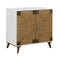 Coast to Coast Jute 2-Door Cabinet in Egret White-Washburn's Home Furnishings