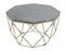 Coast to Coast Willow Green & Gold Octagonal Cocktail Table-Washburn's Home Furnishings