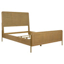 Coaster Arini Eastern King Panel Bedframe in Sand Wash & Natural Cane (Boxes 1,2 &3)-Washburn's Home Furnishings