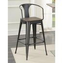 Coaster Elm/Black Bar Stool-Washburn's Home Furnishings