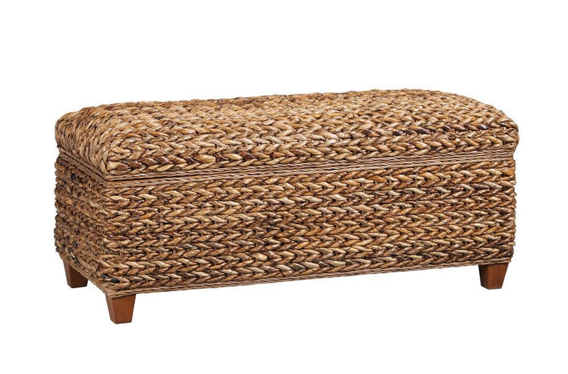 Laughton - Hand-woven Storage Trunk - Light Brown-Washburn's Home Furnishings