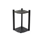 Corner Floor Rack in Black-Washburn's Home Furnishings