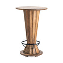 Crestview Cedar Creek Wood/Iron Round Pub Table-Washburn's Home Furnishings