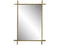 Crestview Pierce 3 Wall Mirror w/Gold Metal Frame-Washburn's Home Furnishings