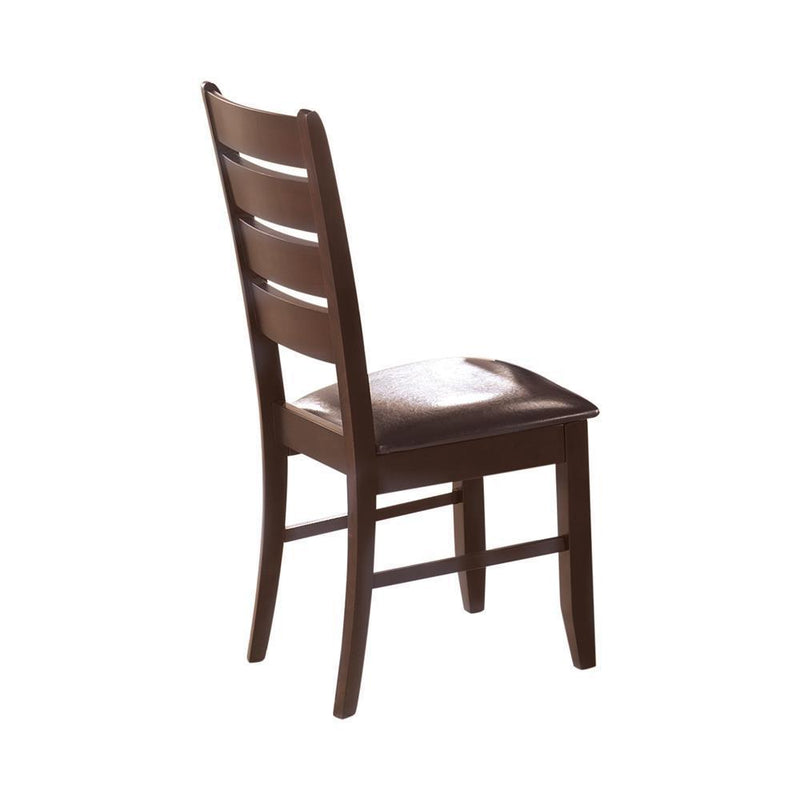 Dalila - Ladder Back Side Chair - Black-Washburn's Home Furnishings