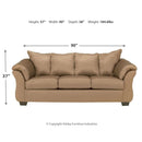 Darcy - Beige - Full Sofa Sleeper-Washburn's Home Furnishings