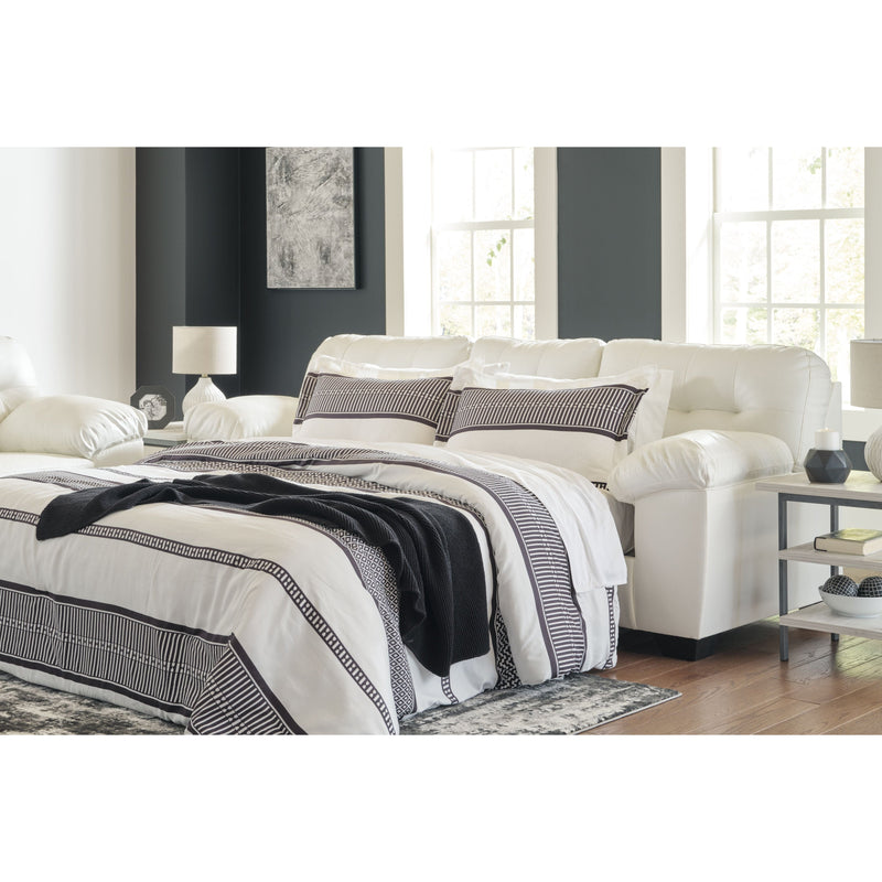 Donlen - White - Queen Sofa Sleeper-Washburn's Home Furnishings