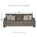 Dorsten - Slate - Queen Sofa Sleeper-Washburn's Home Furnishings