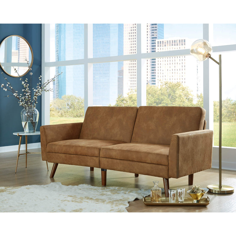 Drescher - Caramel - Flip Flop Sofa-Washburn's Home Furnishings