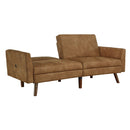 Drescher - Caramel - Flip Flop Sofa-Washburn's Home Furnishings