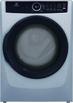 Electrolux Front Load Perfect Steam™ Electric Dryer with Instant Refresh – 8.0 Cu. Ft. In Glacier Blue-Washburn's Home Furnishings