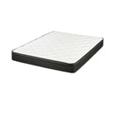 Evie Euro Top Mattress - 9.25" Cal King Mattress - White And Black-Washburn's Home Furnishings