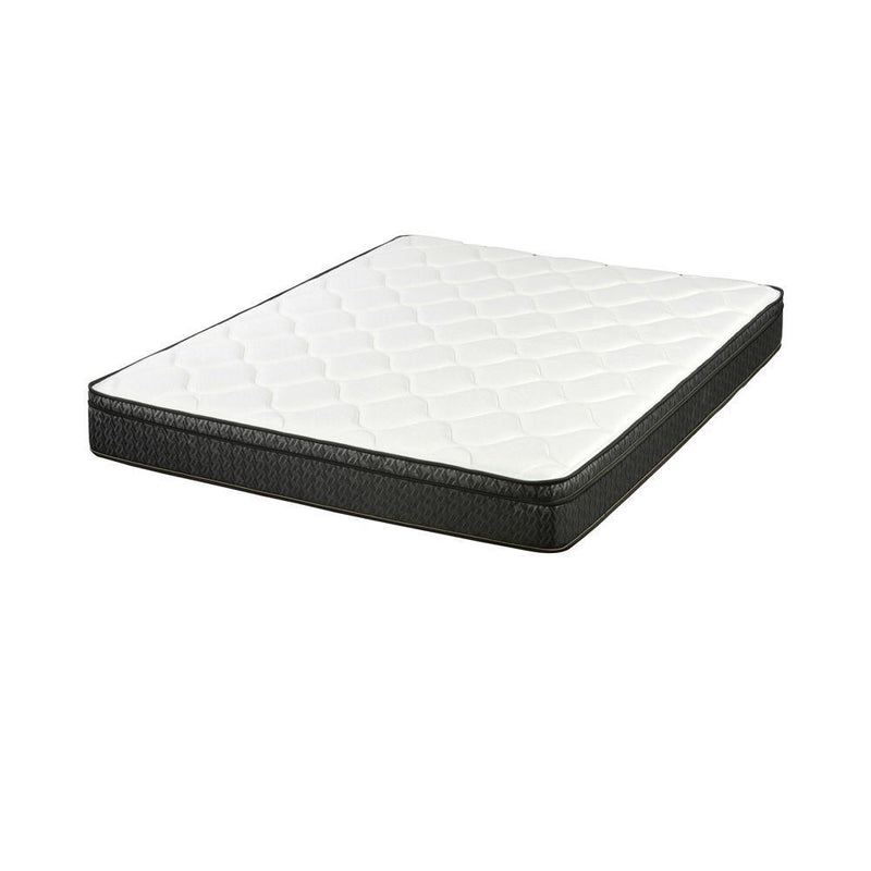 Evie Euro Top Mattress - 9.25" Full Mattress - White And Black-Washburn's Home Furnishings