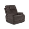 Flexsteel Zecliner Model 2+ Fabric Power Lift Recliner w/Power Headrest, Lumbar, Heat & Massage in Umber-Washburn's Home Furnishings