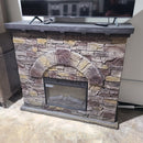 Forno Stone Electric Fireplace Mantel-Washburn's Home Furnishings