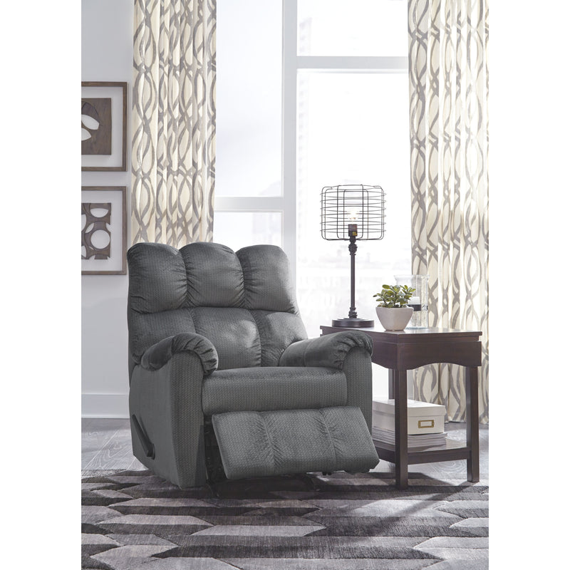 Foxfield - Charcoal - Rocker Recliner-Washburn's Home Furnishings