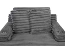 Franklin Bellini Chaise Lounger w/ Cupholders in Cloud Dark Gray-Washburn's Home Furnishings