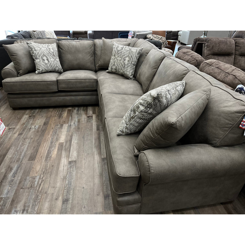 Franklin Brighton 2 Piece Sectional w/Right & Left Sofa in Scottsdale Greige-Washburn's Home Furnishings