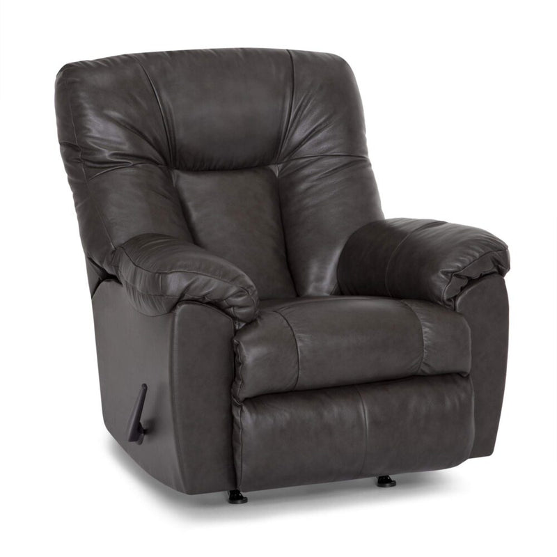 Franklin Connery Rocker Recliner in Blaze Slate-Washburn's Home Furnishings