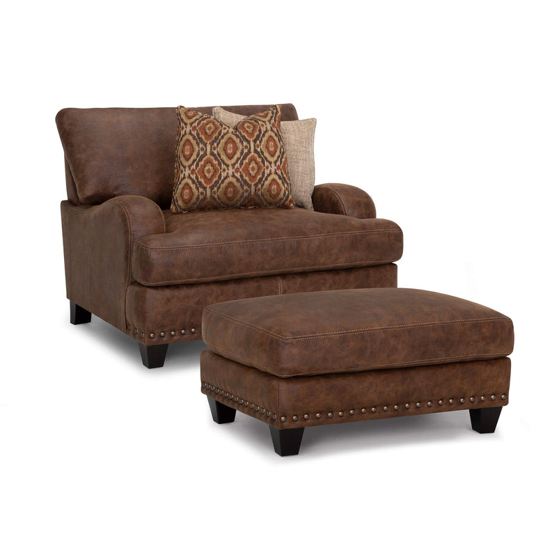 Franklin Indira Chair & Half w/Ottoman-Washburn's Home Furnishings