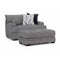 Franklin Juno Chair and a Half in Crosby Denim & Ottoman-Washburn's Home Furnishings