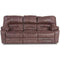 Franklin Legacy Reclining Sofa w/Drop Down Table & Lights in Ford Titianium-Washburn's Home Furnishings