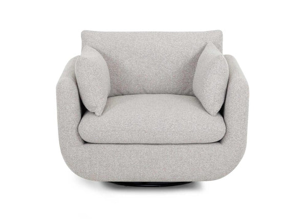 Franklin Marcella Swivel Accent Chair in Meade Linen-Washburn's Home Furnishings