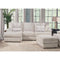 Franklin Nash Sofa w/ Reversible Chaise in Tidal Sand-Washburn's Home Furnishings