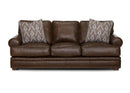 Franklin Tula Sofa in Florence Almond Genuine Italian Leather-Washburn's Home Furnishings