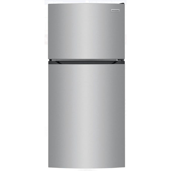 Frigidaire 13.9 Cu. Ft. Top Freezer Refrigerator in Brushed Steel-Washburn's Home Furnishings