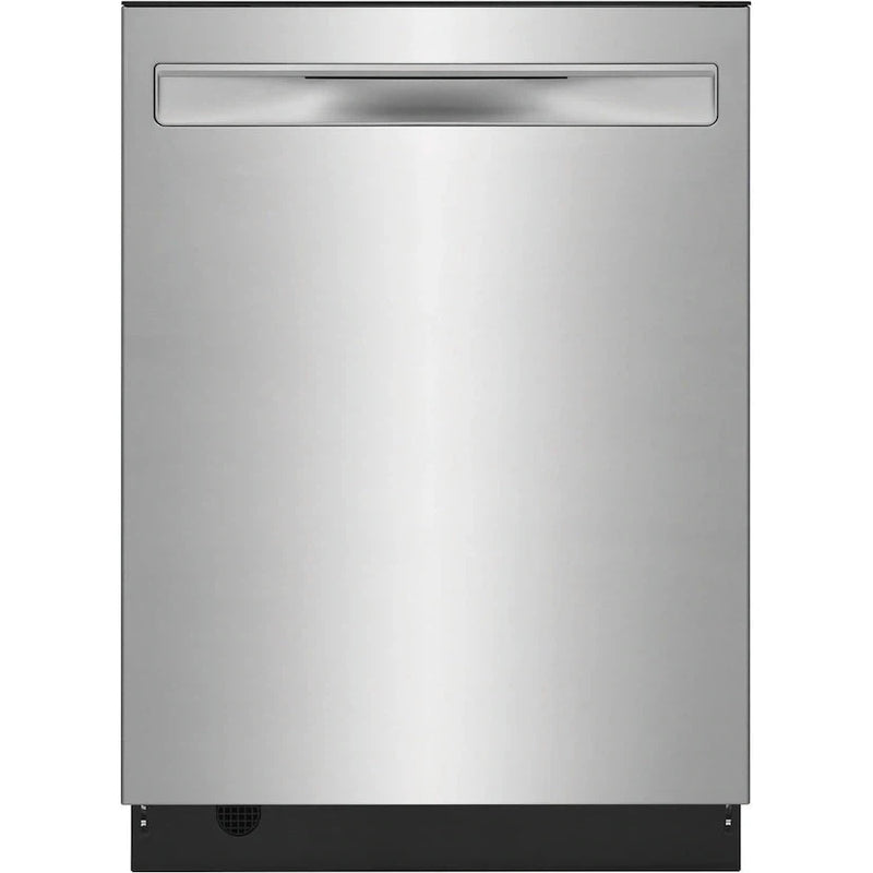 Frigidaire 24" Top Control Built-In Tall Tub Dishwasher in Stainless Steel w/5-cycles & DishSense Technology-Washburn's Home Furnishings