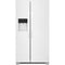 Frigidaire 25.6-cu ft Side-by-Side Refrigerator in White-Washburn's Home Furnishings