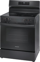 Frigidaire 30" Electric Range with Steam Clean in Black-Washburn's Home Furnishings