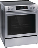 Frigidaire 30" Front Control Electric Range, smooth top, ADA - Stainless-Washburn's Home Furnishings