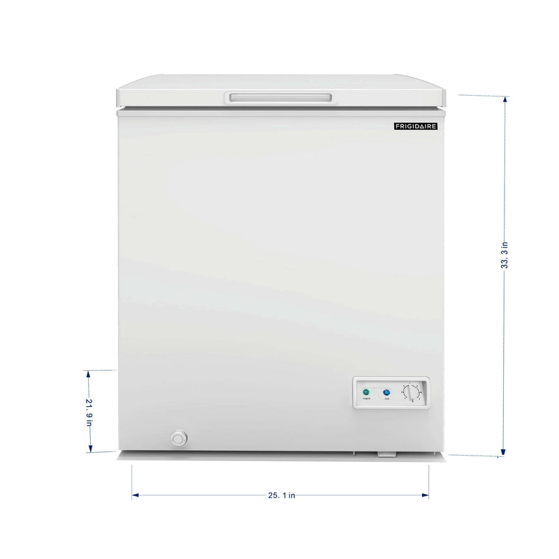 Frigidaire 5.0 Cu. Ft. Chest Freezer White-Washburn's Home Furnishings