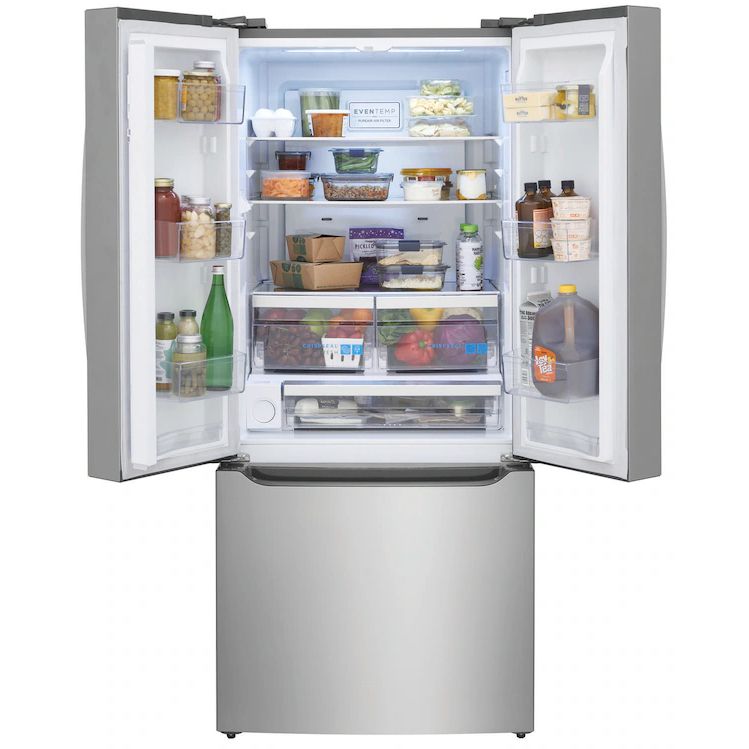 Frigidaire Gallery 20.0 Cu. Ft. Standard-Depth French Door Refrigerator-Washburn's Home Furnishings