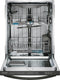 Frigidaire Gallery 24" Black Stainless Dishwasher with Stainless Steel Tub and CleanBoost-Washburn's Home Furnishings