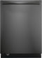 Frigidaire Gallery 24" Black Stainless Dishwasher with Stainless Steel Tub and CleanBoost-Washburn's Home Furnishings